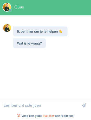 Chatbots op goed bezochte webpagina’s