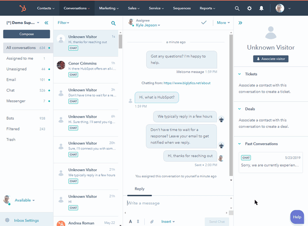 Live chat | Templates en Snippets | Cuex