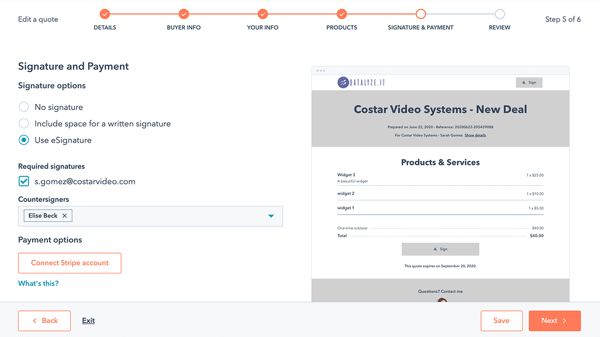 hubspot quotes